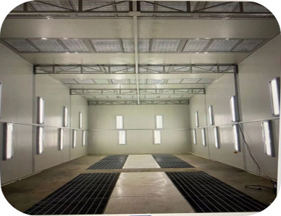 异型打磨房内部